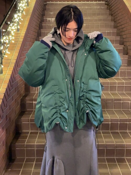 GATHER MDL DOWN JK / ギャザーミドルダウンジャケットを使った人気