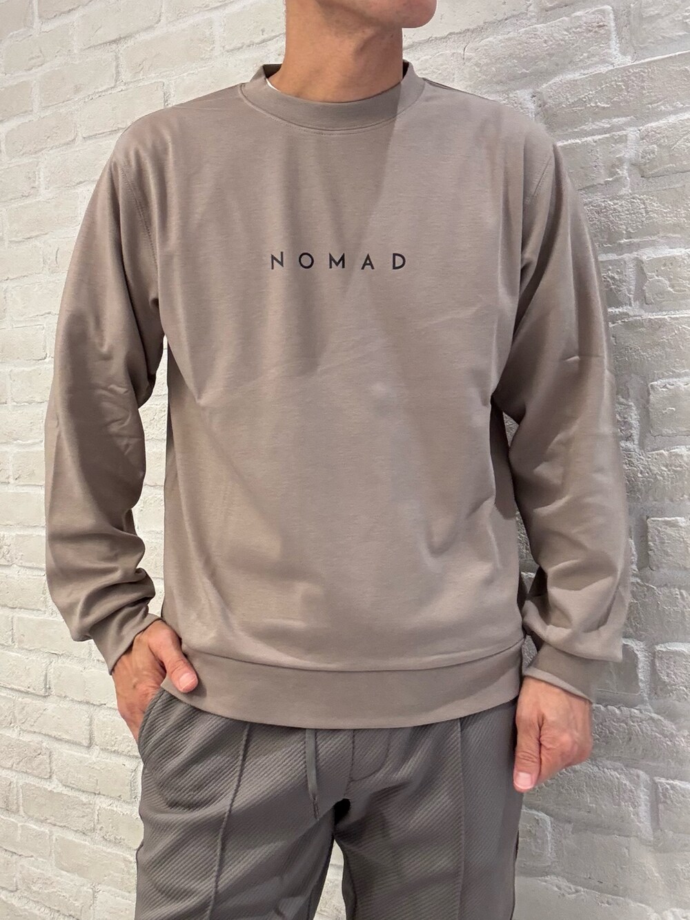 ブラック系のパーカー、ブラウン系のTシャツ/カットソー、グリーン系のその他パンツを着用したメンズの秋コーディネートの4枚目の写真