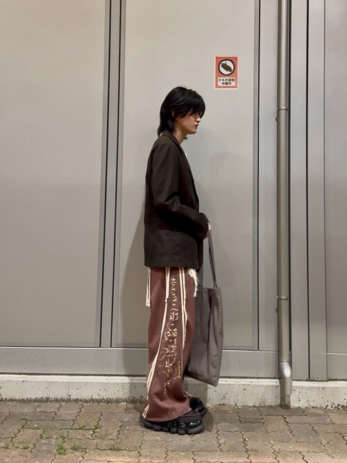 GRANCY】Zipdesign Schroedinger Track Pants / ジップデザイン