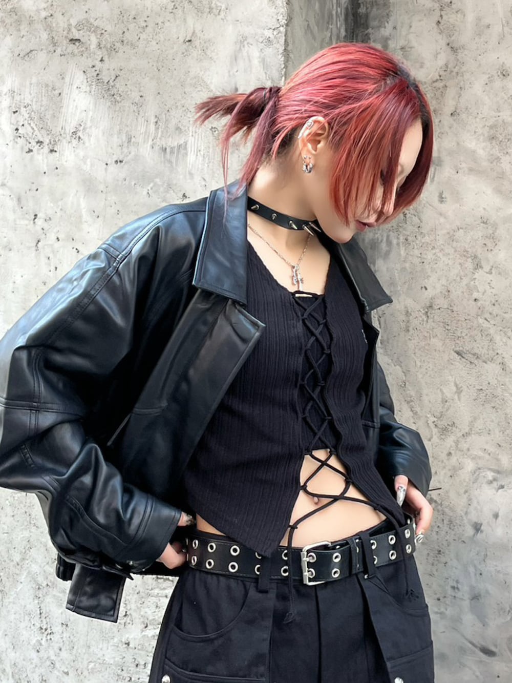 【Rosen Kreuz】LEATHER SHORT PANTS サイズ2 Rosen Kreuz】LEATHER SHORT PANTS サイズ2 ROSEN KREUZ】DOUBLE