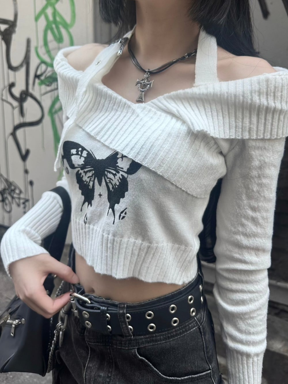 ミニです。 Never mind the XU / Chikashitsu+｜【XU】cargo denim skirt