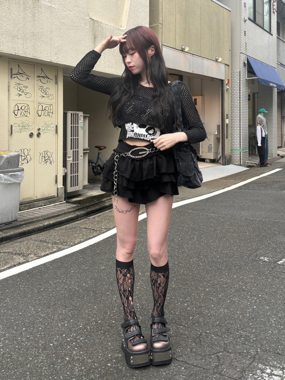 絶版希少なstreetstyle Street Style - 東京 - 成瀬 心さん - 2024年08月17日撮影