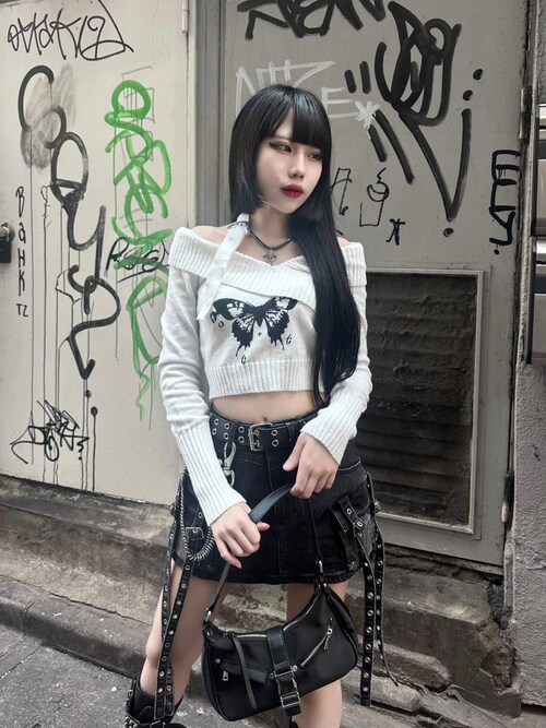 【STUSSY】ストリートブランド/ラップミニスカート ☆海外限定/送関込*stussy*新作*Graffiti ラップスカート/B