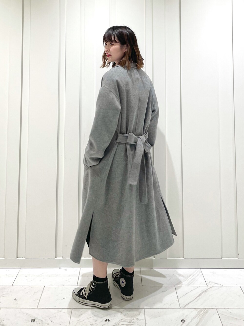 kana｜INDIVIのチェスターコートを使ったコーディネート - WEAR