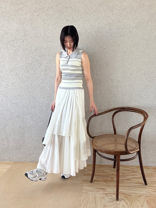 再入荷 ラグナムーンドレス 値下げしました ラグナムーン LAGUNAMOON LADYエンボスオーガンジードレス （ブラック