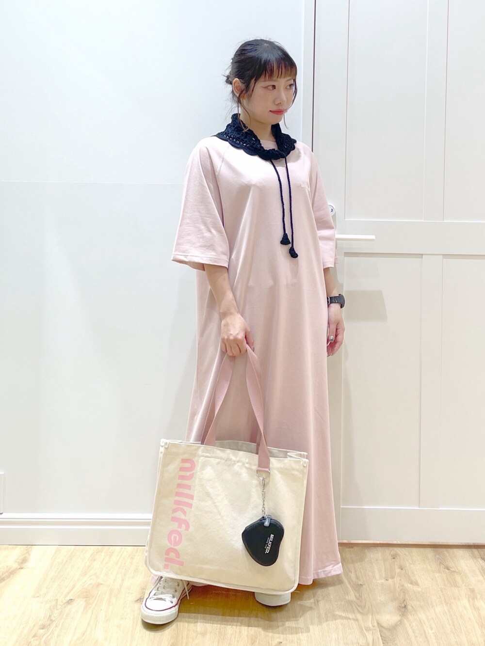 ãã¯ã€ãç³»ã®ã¹ããŒã«ãŒããã³ã¯ç³»ã®ã¯ã³ããŒã¹ããã¯ã€ãç³»ã®ããŒãããã°ãççšããã¬ãã£ãŒã¹ã®æ¥ã³ãŒãã£ããŒãã®2æç®ã®åç