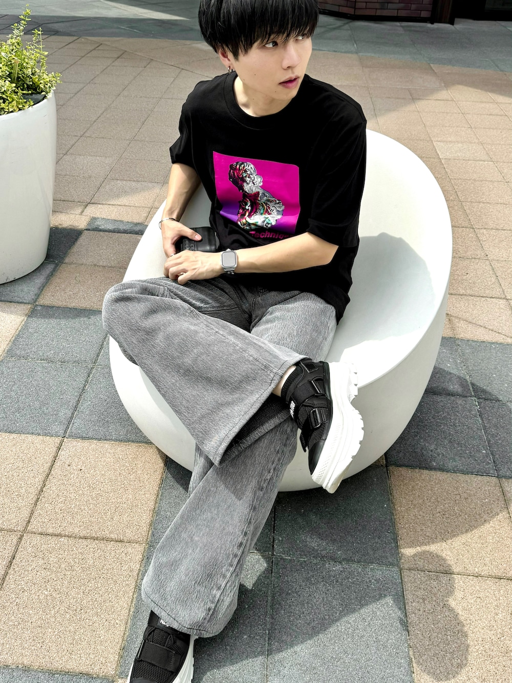 デニム&サンダルおまとめ Adult generation! These sneaker sandals are so useful