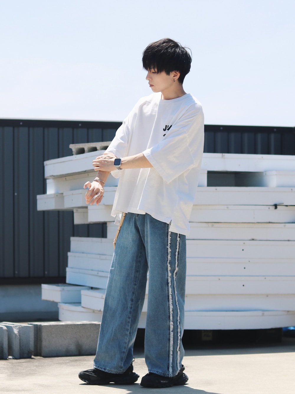 GP｜Javaのデニムパンツを使った夏コーディネート - WEAR