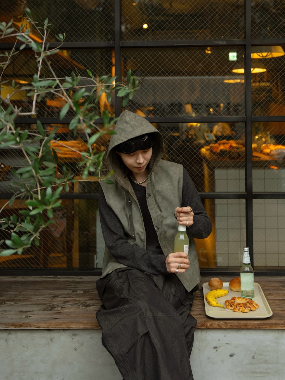 TOTAL PATTERN MULCH HOODIE VEST/トータルパターンマルチ