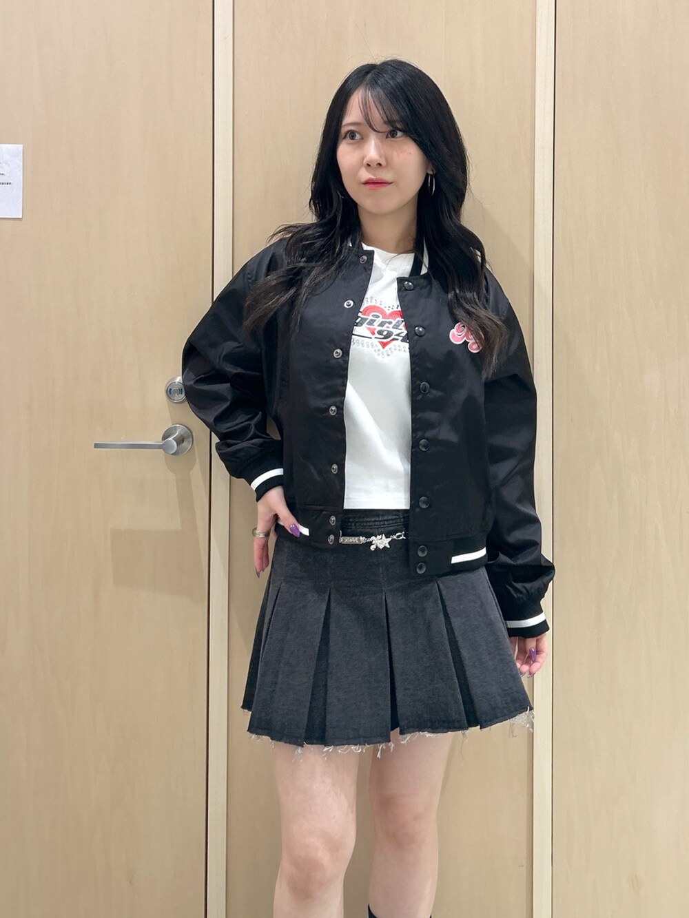 Reika(X-girl福岡（ソラリアプラザ）)｜X-girlのスタジャンを