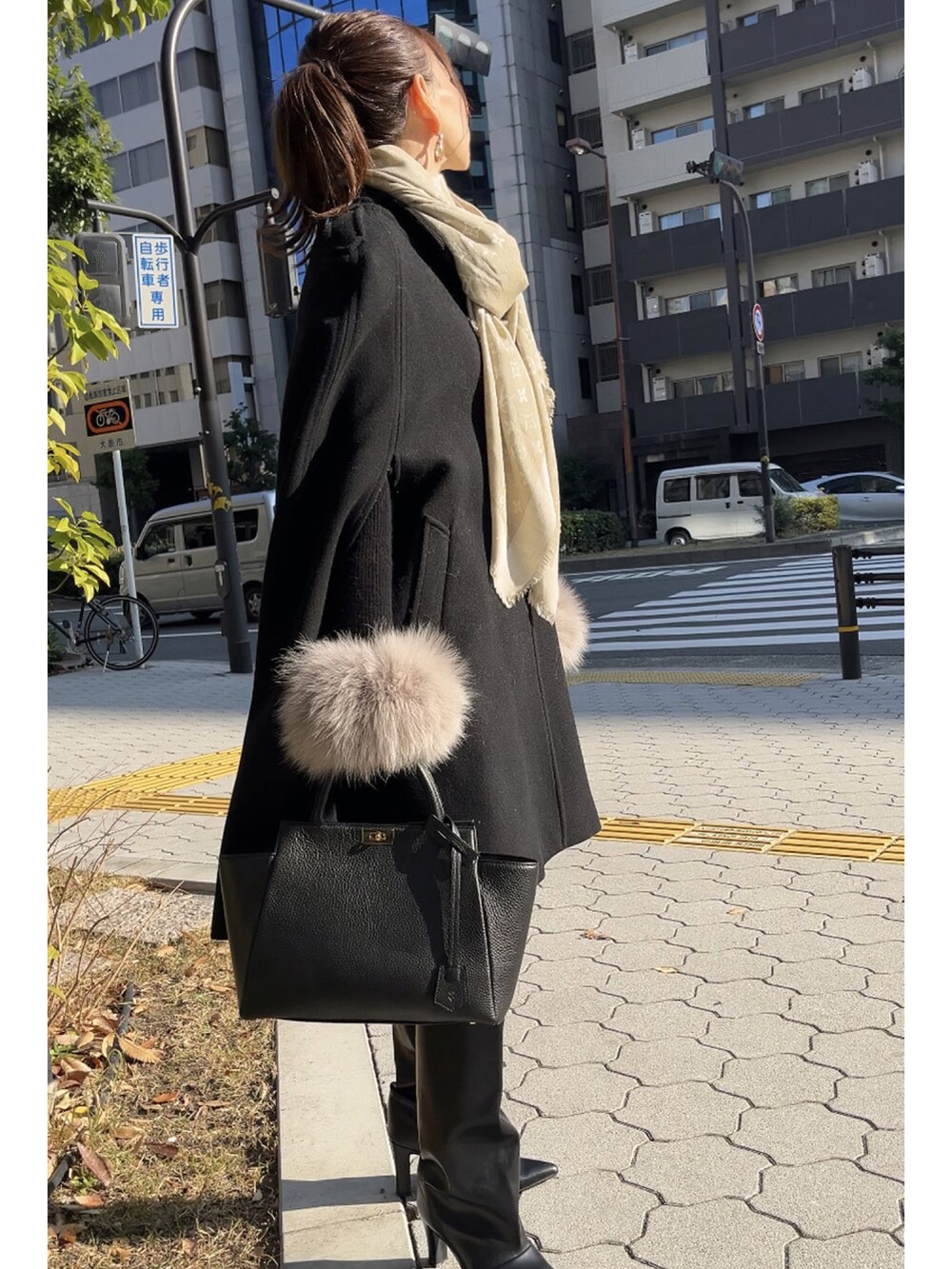 ZARA ポンチョコート 秋冬に… 1734403287.jpg