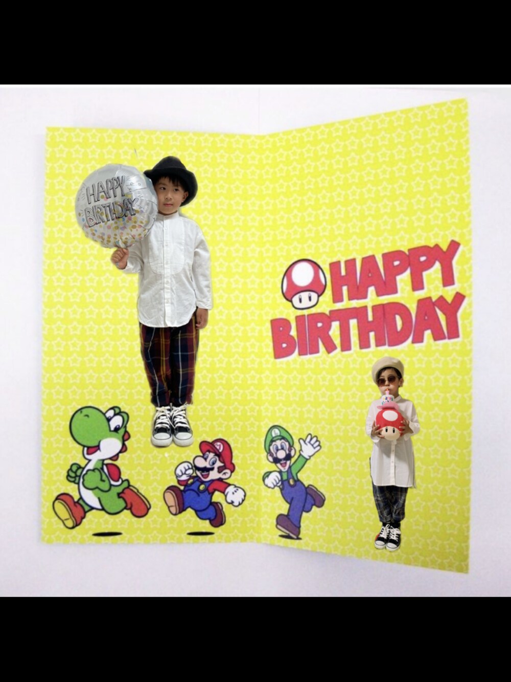 「シャツスタイル、チェックパンツ、ZOZOKIDSDAY、春夏コーデ、ベレー帽、サングラス、コンバース、ハイカットスニーカー、シンプルコーデ、休日スタイル、チェック、プチプラ」|「antiquaのスタンドカラーシャツ(シャツ/ブラウス、ホワイト系)」を使った、HeROさん(キッズ・110cm)の春コーディネートの2枚目の写真