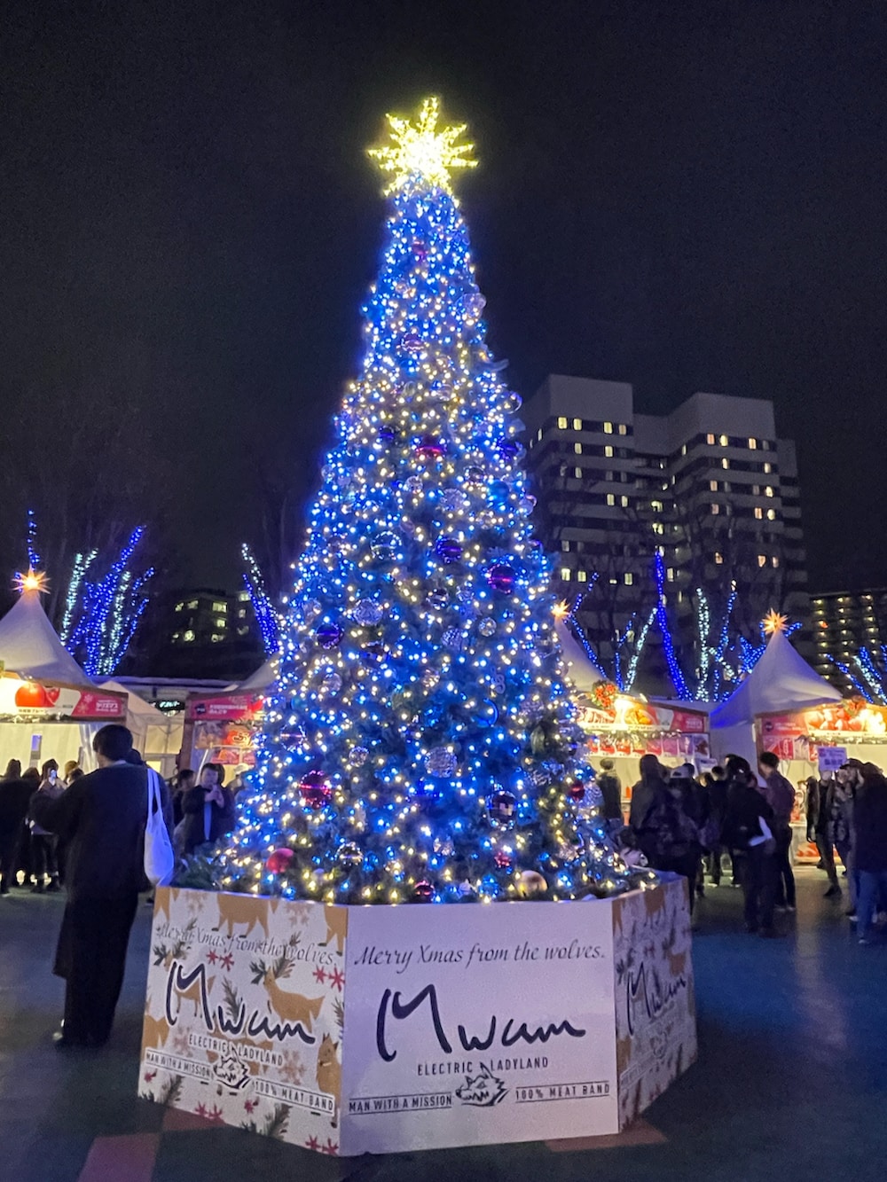 ホワイト系のTシャツ/カットソー、ブラック系のバックパック/リュック、ブルー系のデニムパンツを着用したレディースの冬コーディネートの4枚目の写真