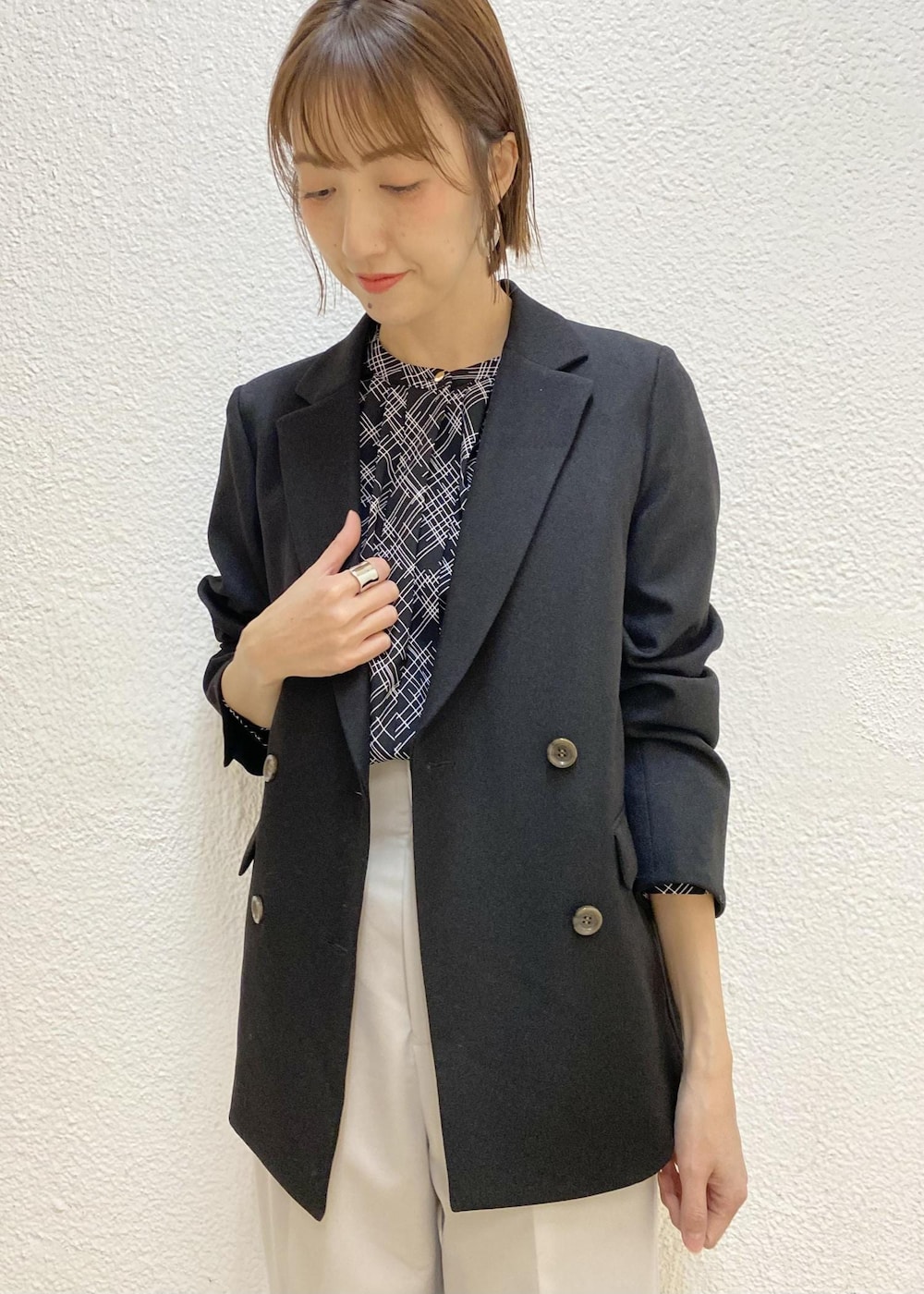 【新品】DENIM DUNGAREE ウェザー レイヤードコート 01 新品DENIM DUNGAREE 今季 ウェザー レイヤードコート 01