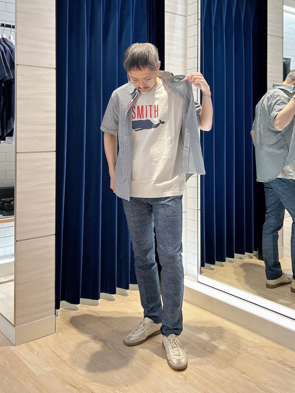 MIZUTAさんの「《セットアップ/ビジカジ対応》COOLDOTS PT 25SS（NOLLEY’S）」を使ったコーディネートの3枚目の写真