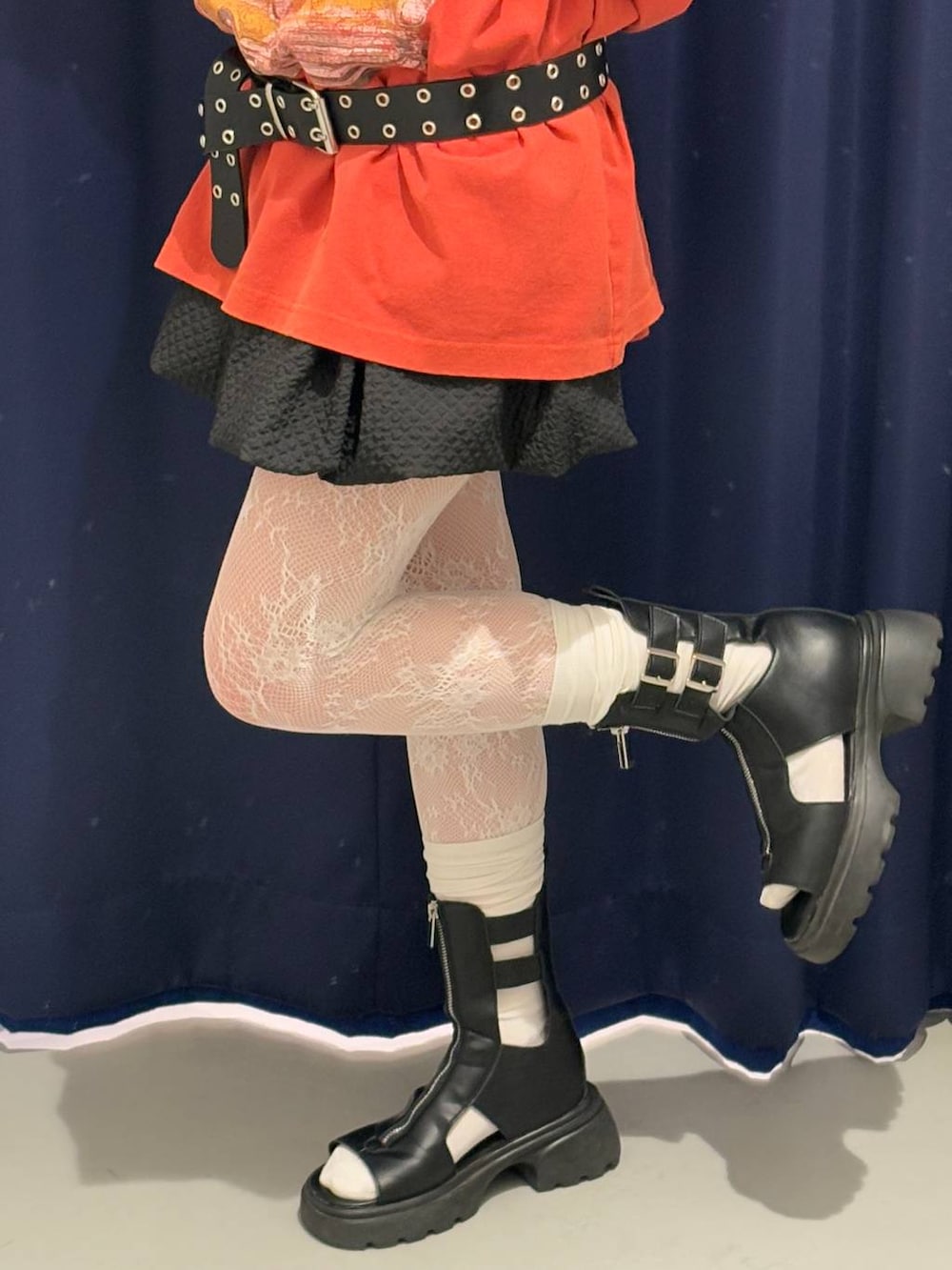 「ガーリー、個性派、モード、メンズライク、Tシャツ、ユニセックス、韓国系、PAGEBOY、ヴィンテージ、PBLIM」｜「PAGEBOYのアソートロングネックレス（ネックレス、シルバー系）」を使った、pisさん（レディース・157cm）の夏コーディネートの4枚目の写真