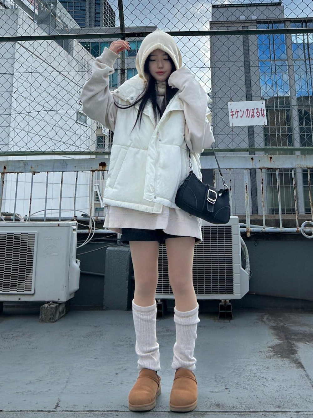 asuka｜SPINNSのダウンベストを使ったコーディネート - WEAR