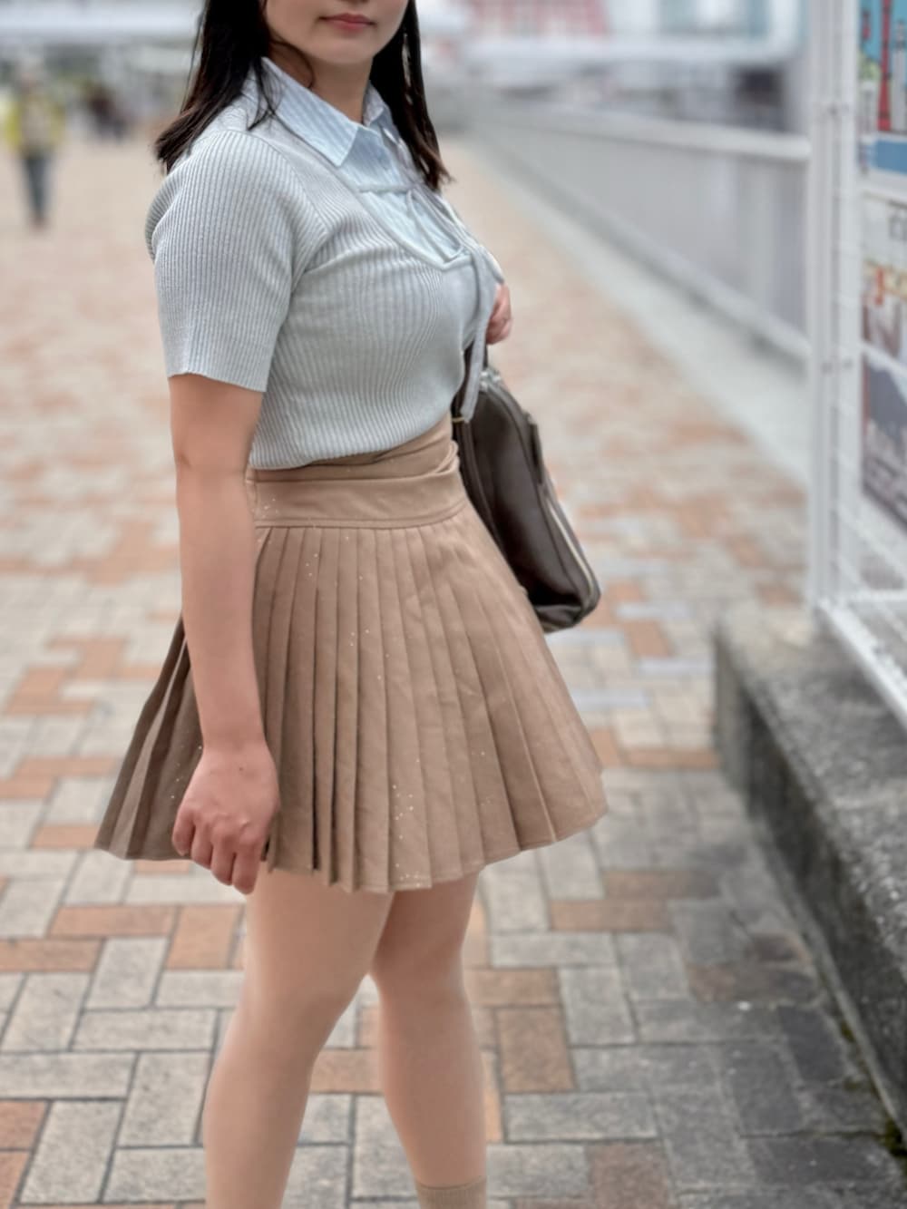 tsubasa harada    さんの「キラキラプリーツスカート（MAJESTIC LEGON）」を使ったコーディネートの2枚目の写真