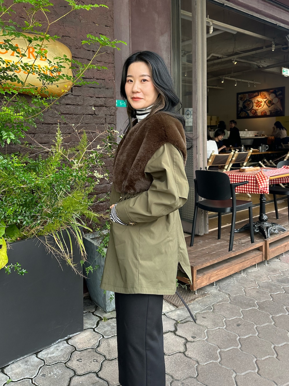 CAPRICIEUX LE'MAGE ファードッキングモッズコート