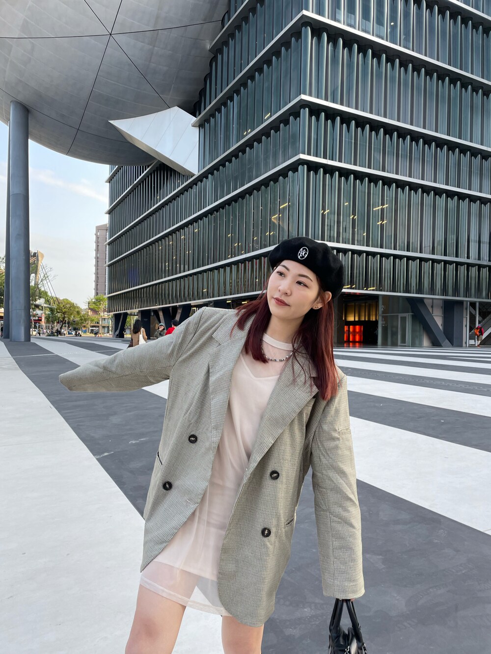 「MARITHE+FRANCOIS GIRBAUD、FOREVER 21、mouggan、w closet、秋服まるっと大公開」｜「mougganのアイテム（テーラードジャケット、ブラウン系）」を使った、cii(*¯︶¯*)さん（レディース・165cm）の秋コーディネートの2枚目の写真