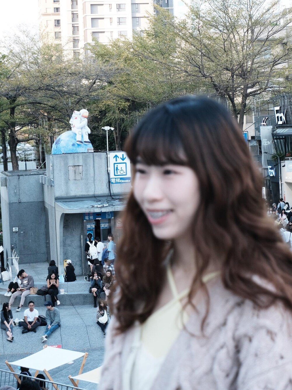 「シンプル」｜「Kastaneのアイテム（ニット/セーター、ベージュ系）」を使った、Anita🍎さん（レディース・163cm）の冬コーディネートの4枚目の写真