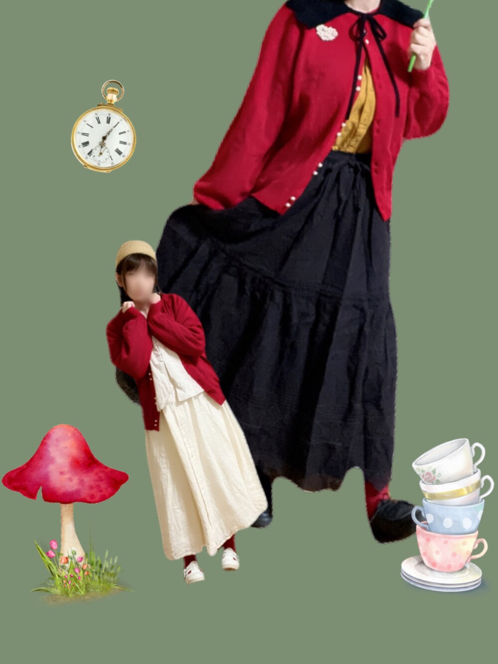 不思議の国のアリス♡ハット&赤きのこ 不思議の国のアリス♡ハット&赤きのこ