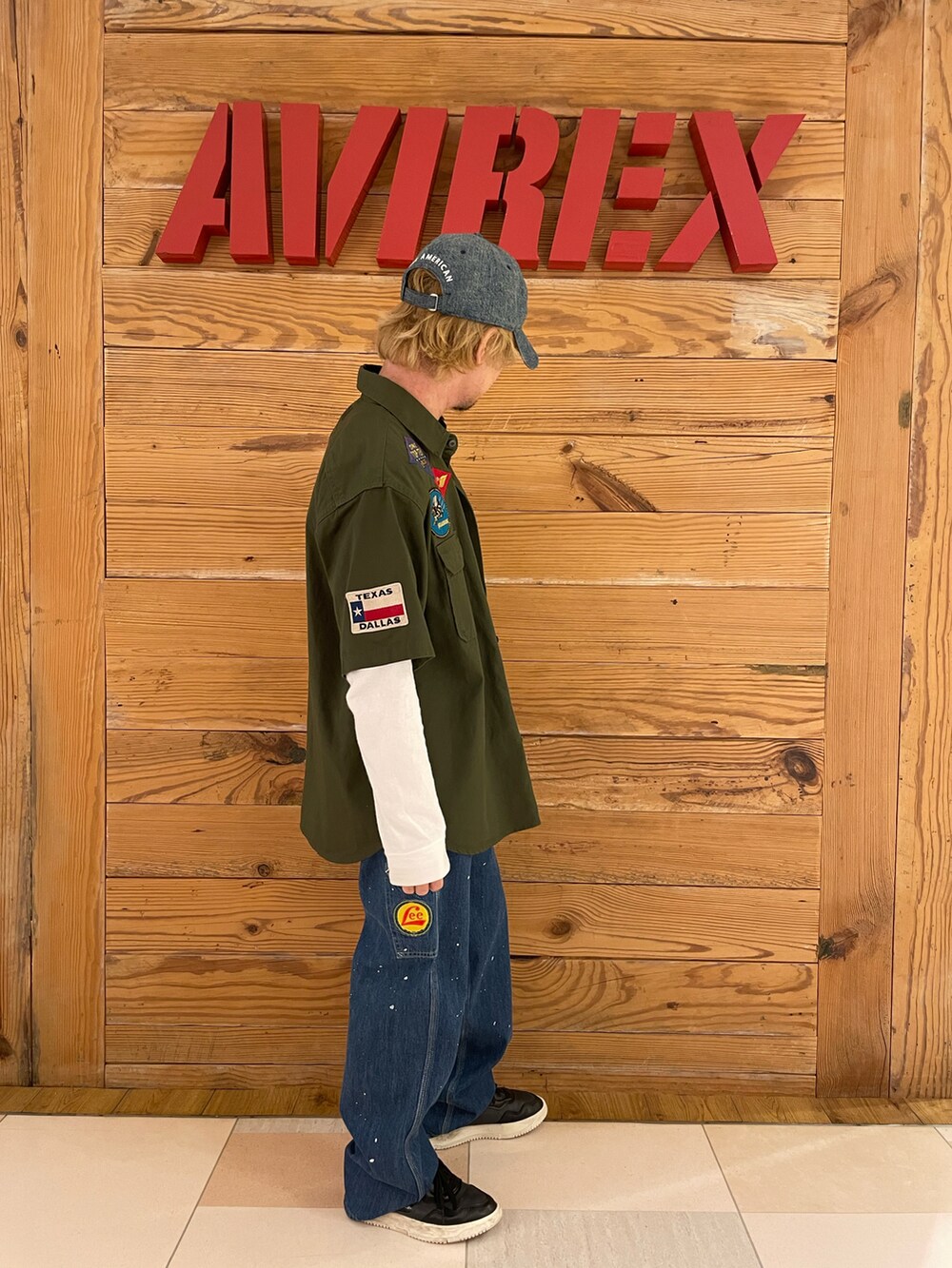 美品◎AVIREX アヴィレックス VINTAGE WORKS ベルト スタッズ ヴィンテージワークス/フラワースタッズベルト/FLOWER STUDS