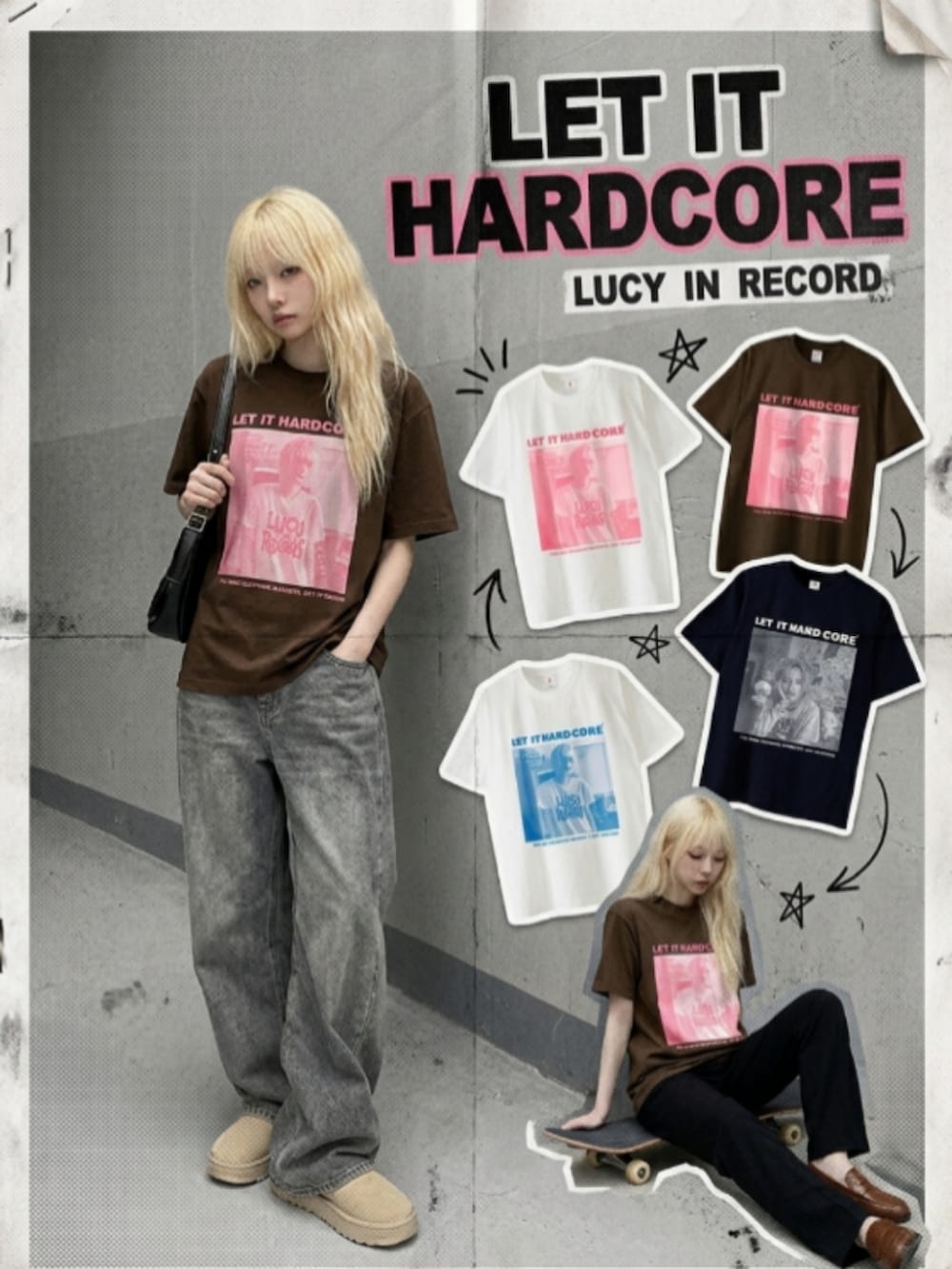 ベージュ系のブーツ、グレー系のデニムパンツ、ホワイト系のTシャツ/カットソーを着用したレディースの夏コーディネートの4枚目の写真