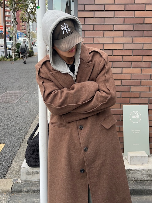 seyto サイズ2 / アウトシームラインロングコート Outseam line long coat / アウトシームラインロングコート