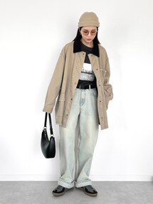 MEDE19F 古着屋でみつけたような、オーバーサイズデニムワーク 