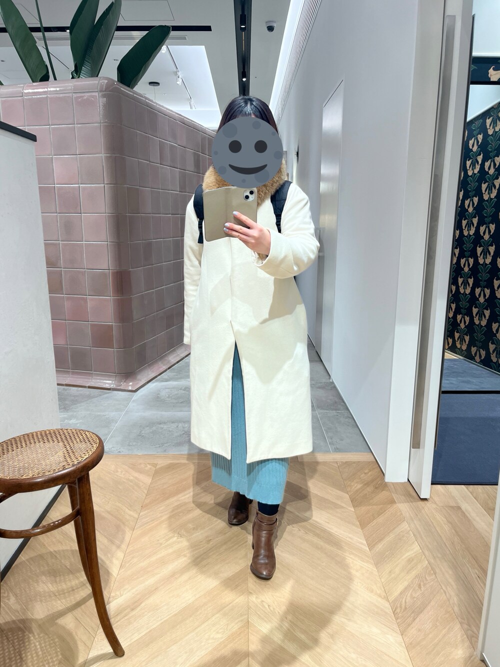 「heartdanceのアイテム（ピアス（両耳用）、ゴールド系）」を使った、gonge_of_krgmさん（レディース・153cm）の春コーディネートの2枚目の写真