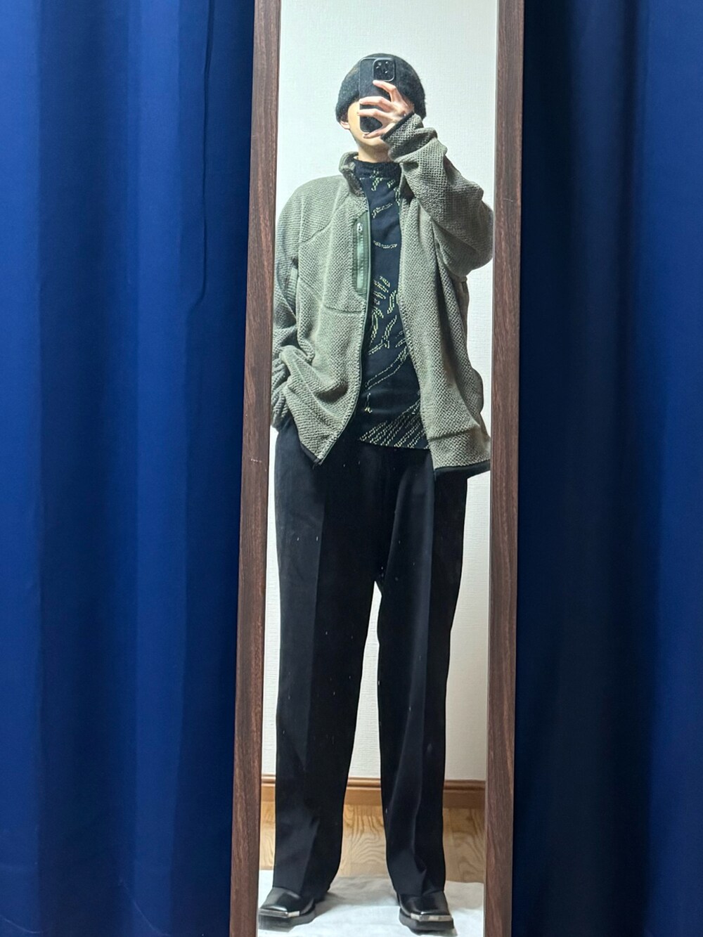 「ミックススタイル、モード、テックウェア、MARS、ミリタリー、jamiroquai、Acid Jazz」｜「patagoniaの00s 🇺🇸Army M.A.R.S R2 [06FW | USA製]（ミリタリージャケット、その他）」を使った、Rさん（メンズ・31cm）の冬コーディネートの2枚目の写真