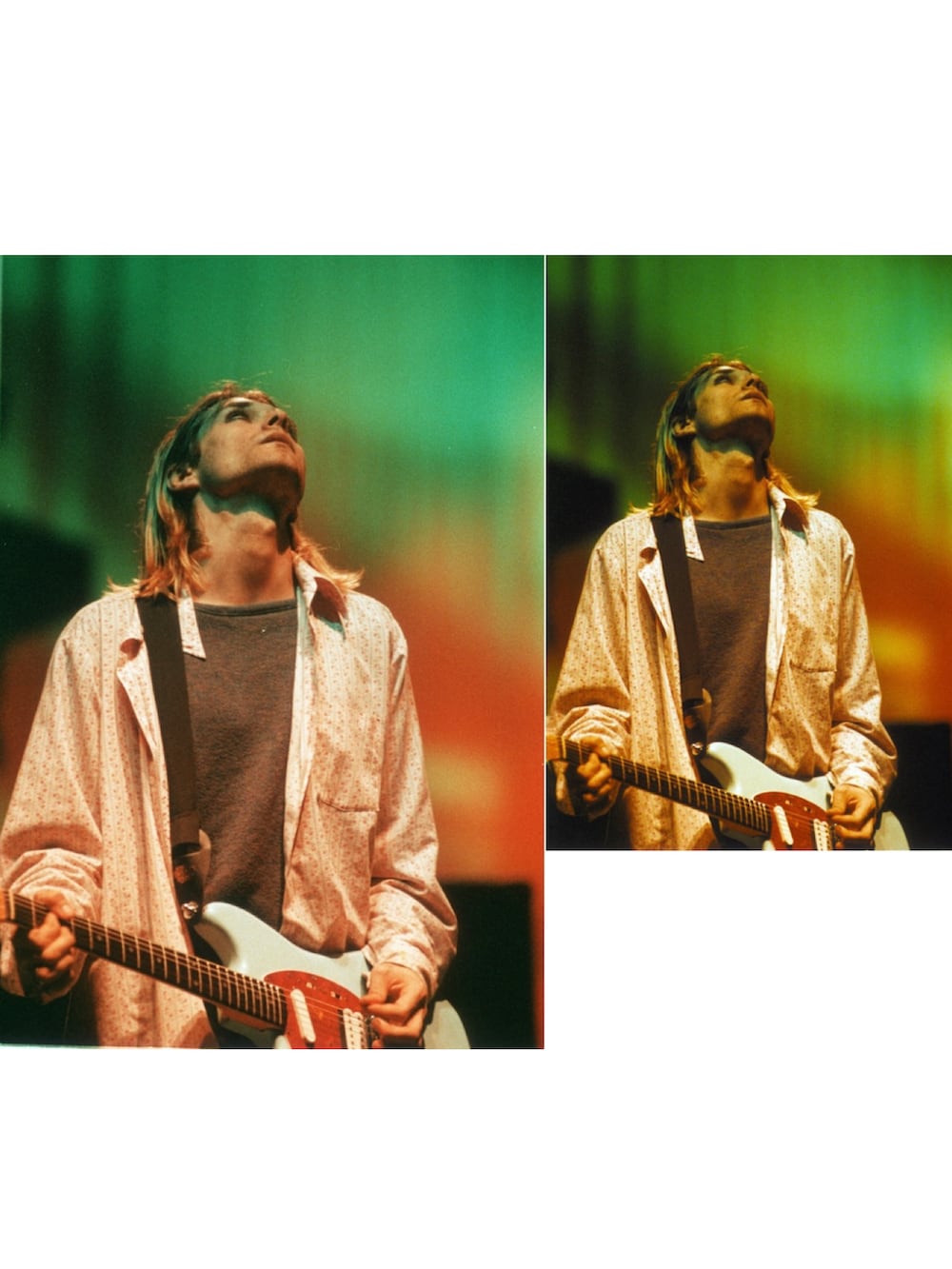 「ヴィンテージ、バンドT、NIRVANA、90’s、ダブルニー、Kendrick Lamar、hip-hop」｜「VINTAGEのNIRVANA THE FINAL TOUR PARIS 1994 (SIERRA STANDARD tag | ©︎LEVELCOURT LTD)（Tシャツ/カットソー、ホワイト系）」を使った、Rさん（メンズ・31cm）の夏コーディネートの3枚目の写真