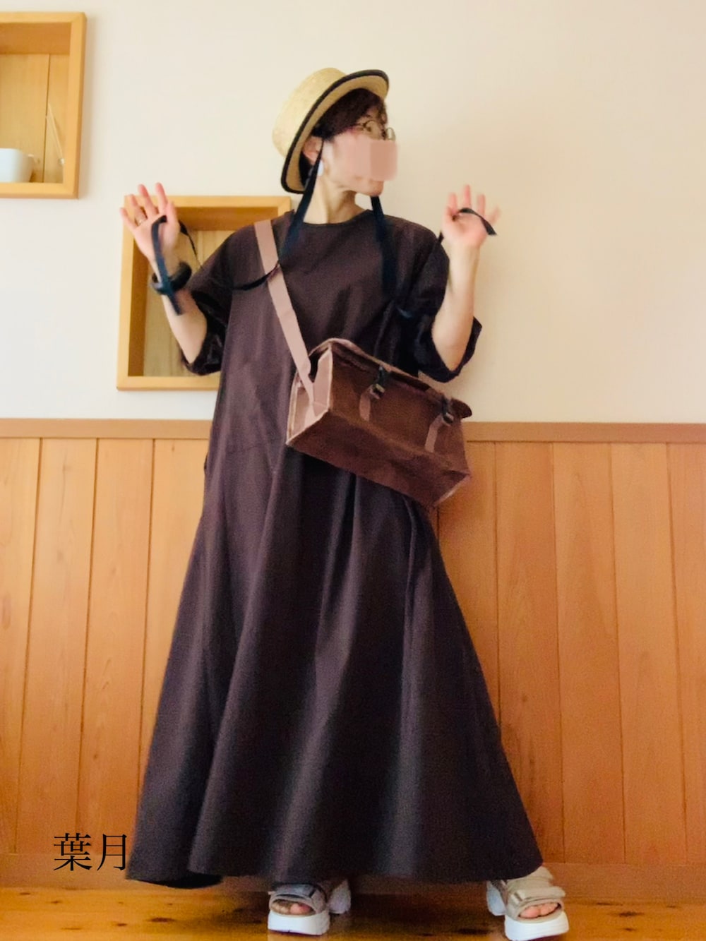 日本製】スモッキング刺繍ローウエストワンピース(ワンピース