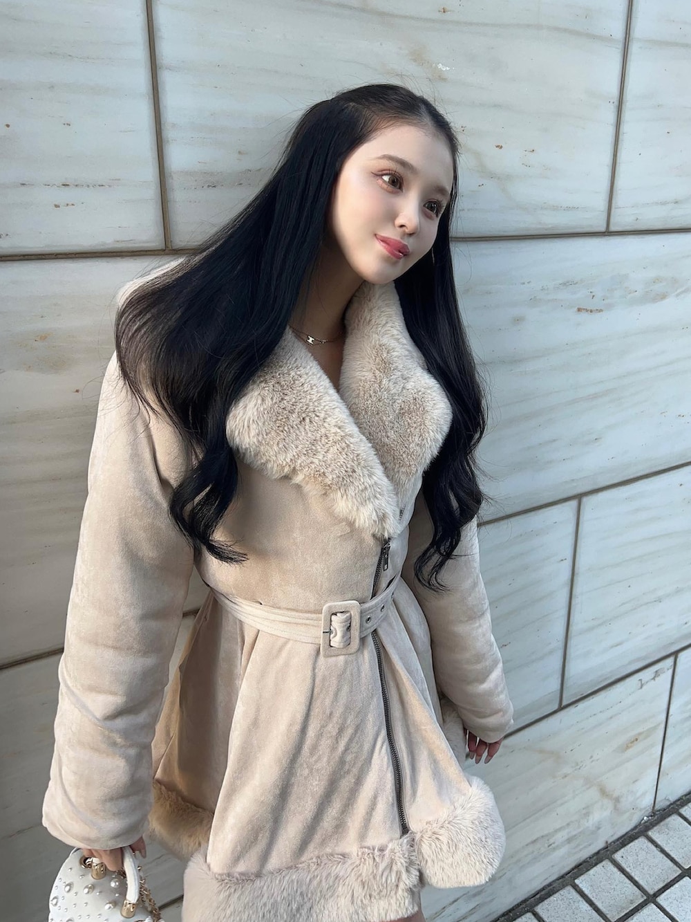 【美品】ダーリッチ ファーボリュームフレアコート Darich（ダーリッチ）の「ファーボリュームフレアコート（その他