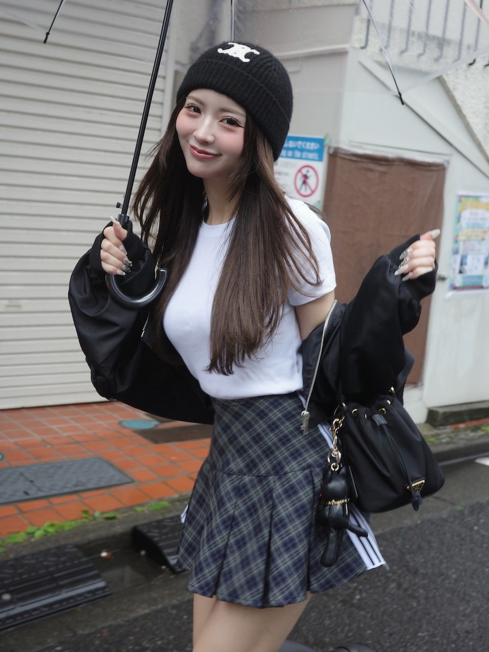 ダーリッチ　ミニスカート　ギンガムチェック Darich(Darich)｜Darichのスカートを使ったコーディネート - WEAR