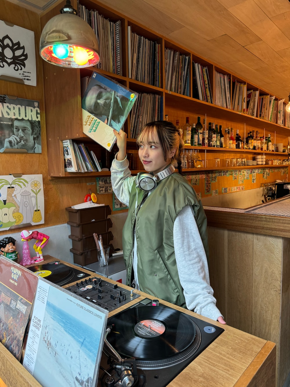 「春夏コーデ、大人カジュアル、春カラー、春服みてみて、春アウター、古着MIX」｜「w closetの【2WAY】MA-1（MA-1、グリーン系）」を使った、うざみちゃん🦈さん（レディース・158cm）の春コーディネートの2枚目の写真