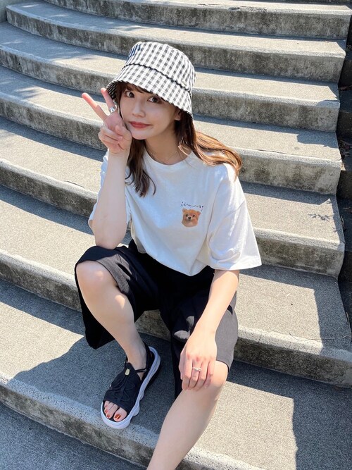 村田倫子｜idemのTシャツ/カットソーを使ったコーディネート - WEAR