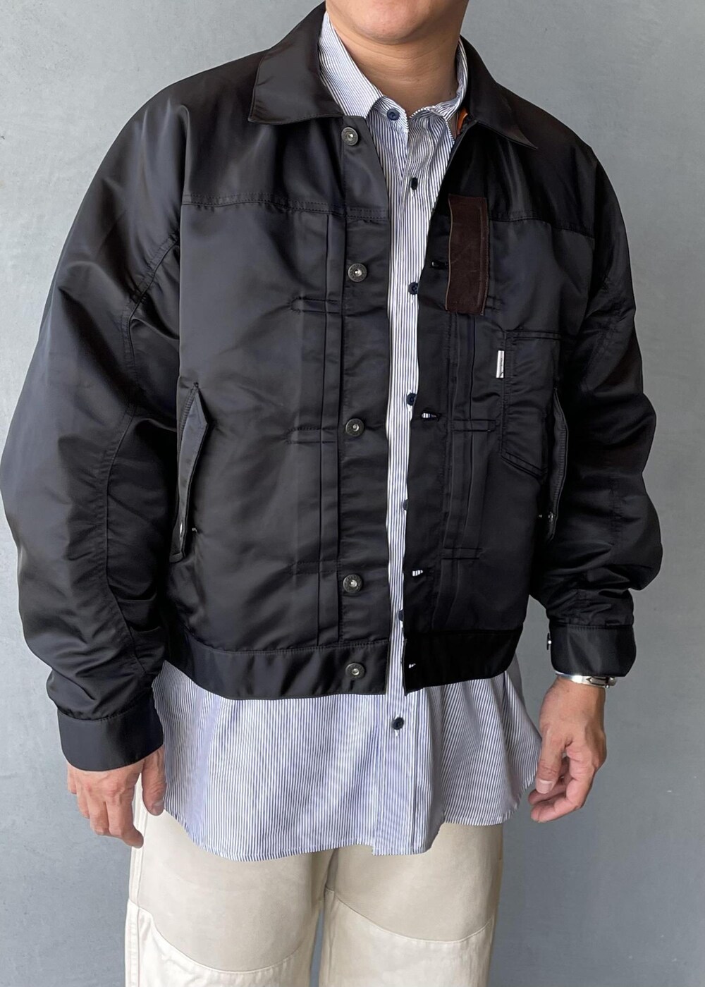 三浦準矢さんの「【LACOSTE for ADAM ET ROPE'】 L003 2K24（LACOSTE）」を使ったコーディネートの5枚目の写真