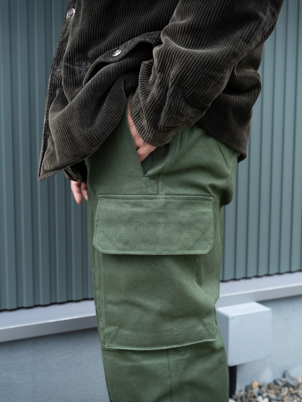 「m47、M-47、ミリタリー、古着、古着MIX、フランス軍」｜「French Vintageのアイテム（その他アウター、ブラウン系）」を使った、古着チャンネル by ケントさん（メンズ・163cm）の秋コーディネートの3枚目の写真