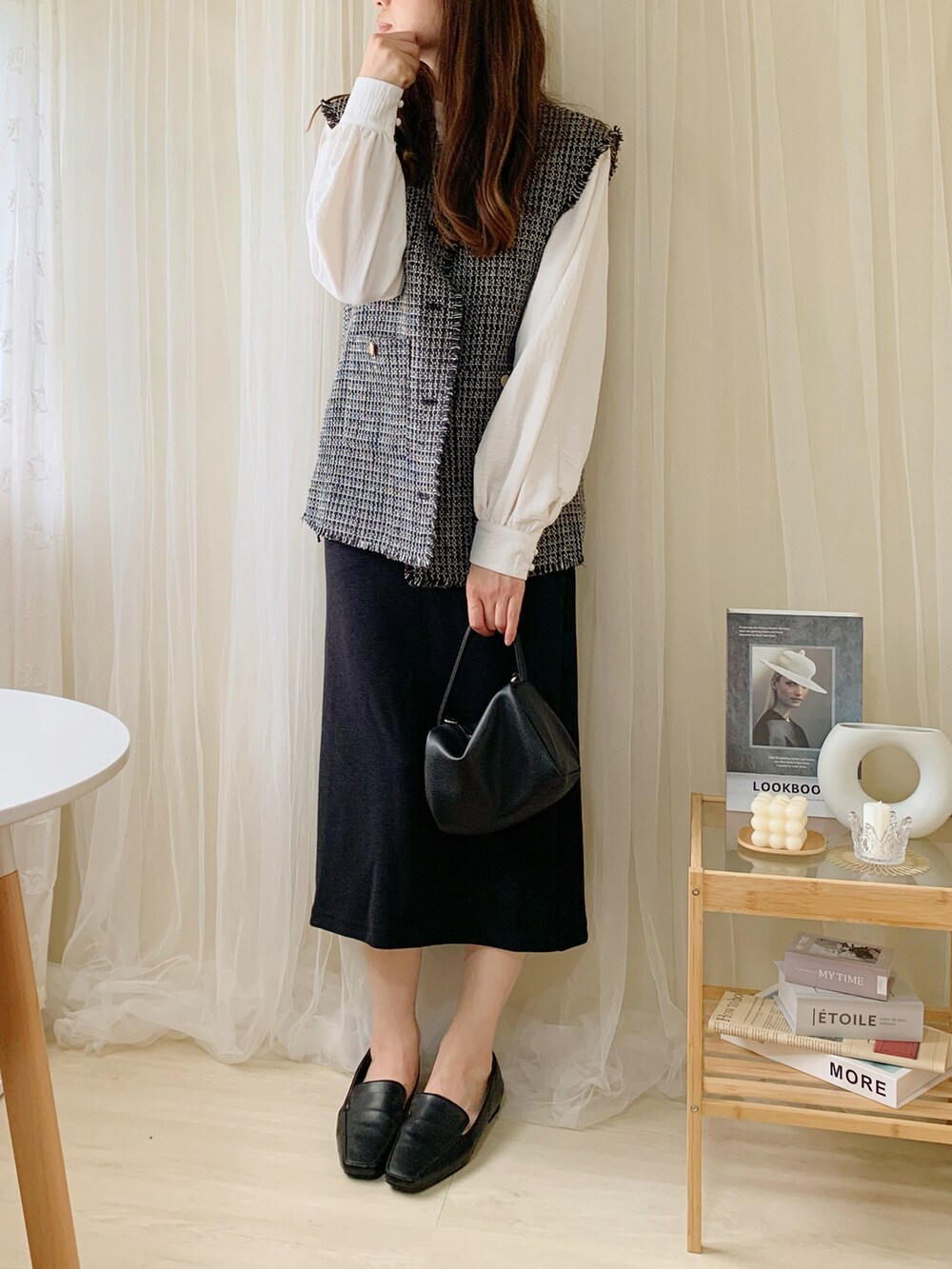 ももた｜Honeysのベストを使ったコーディネート - WEAR