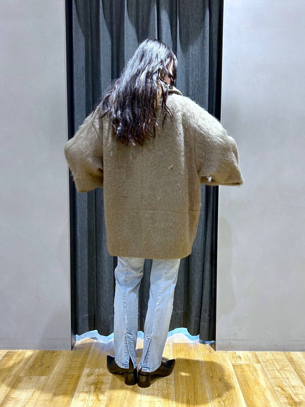 スカート ERiKO KATORi / flow dye kid mohair skirt ERiKO KATORi / flow dye kid mohair skirt