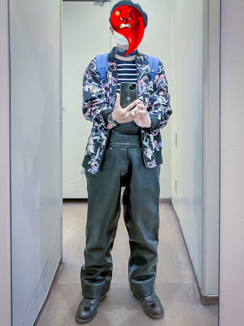 えびやま｜KADOYAのサロペット/オーバーオールを使ったコーディネート