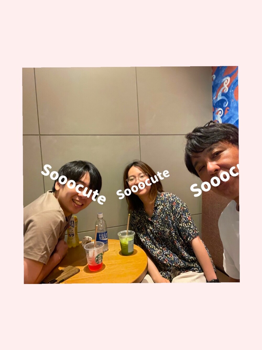 「親子コーデ、父娘、息子くん、うなぎ、美味しかったね、来年も行こうね」|「+クローゼットのアイテム(Tシャツ/カットソー、ベージュ系)」を使った、Rinさん(レディース・152cm)の夏コーディネートの3枚目の写真