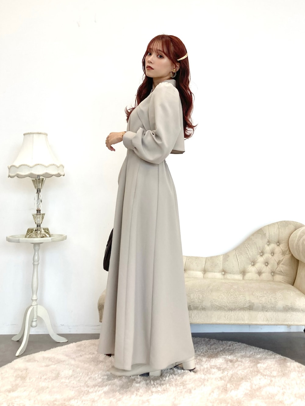 「ブーツ、デート、earth music&ecology、デートコーデ、もてコーデ、秋コーデ、セットアイテム、モテ、秋服準備はじめました、produced by Haruka、淡色コーデ、プチプラ、ロングワンピース」｜「Instagram🪽のインスタも良かったらフォローお願いします🤍（その他、その他）」を使った、Harukaさん（レディース・158cm）の夏コーディネートの4枚目の写真