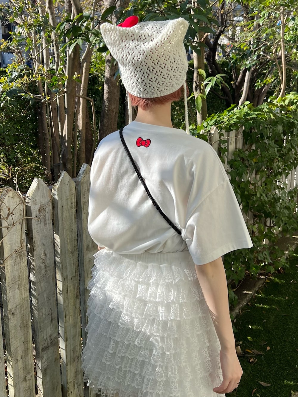 merry jenny ハローキティ もこもこショルダーbag ホワイト merry jenny ハローキティ もこもこショルダーbag ホワイト