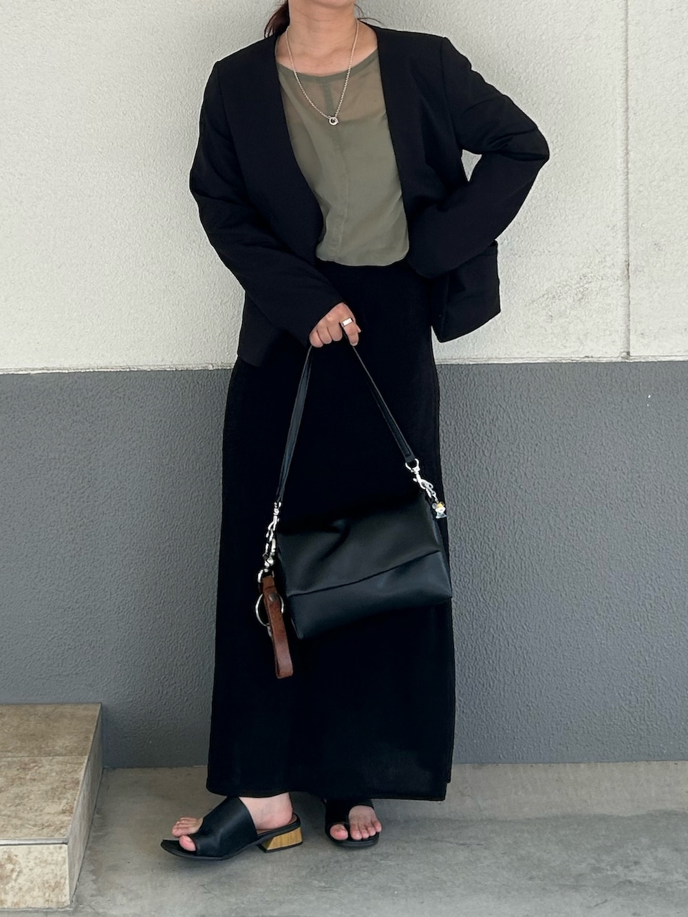 Renaさんの「【サイズ展開あり】オーバーシア―トップス（select MOCA by son）」を使ったコーディネートの4枚目の写真