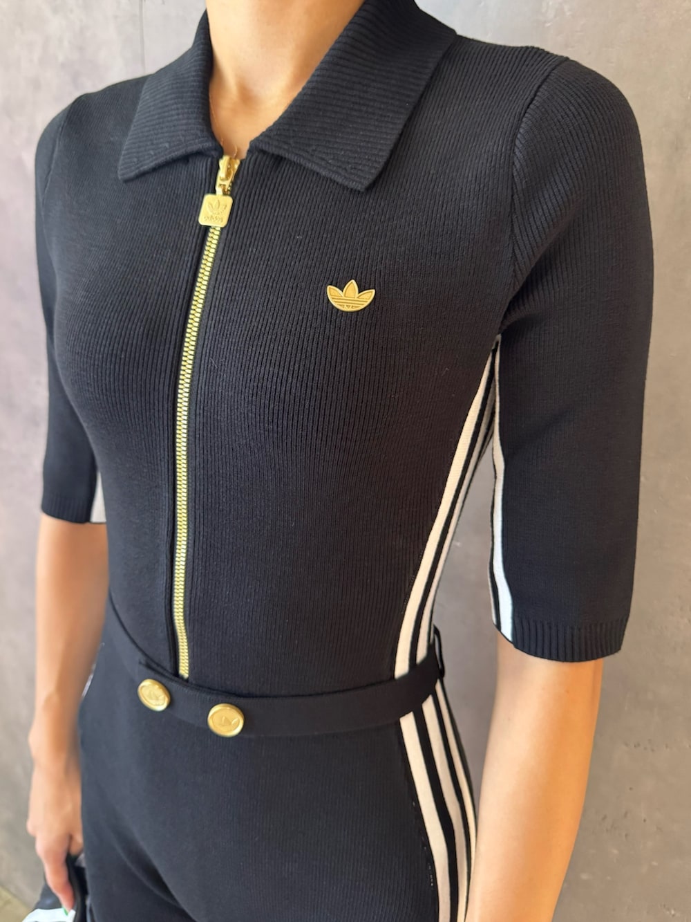 adidasバイカージャケット レディース Adilenium シーズン2 バイカージャケット ブラック