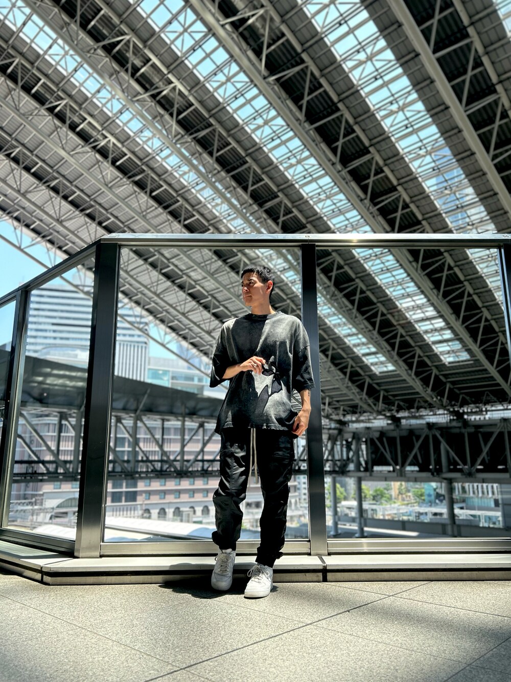 breath ブラックカーゴパンツ badhop着 BREATH ブラック カーゴパンツ