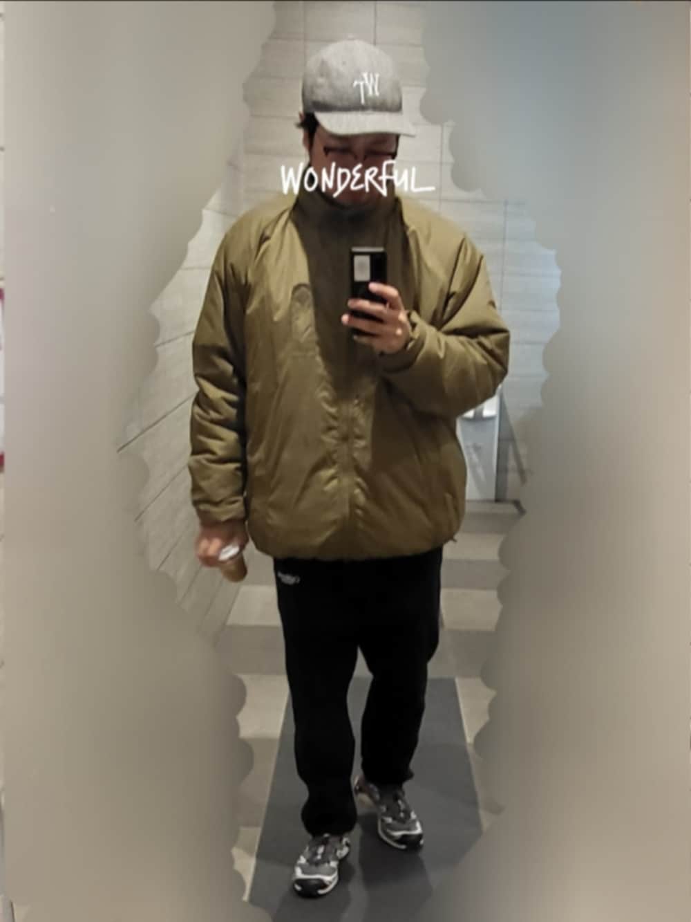 サーマルジャケット XXL ベージュ